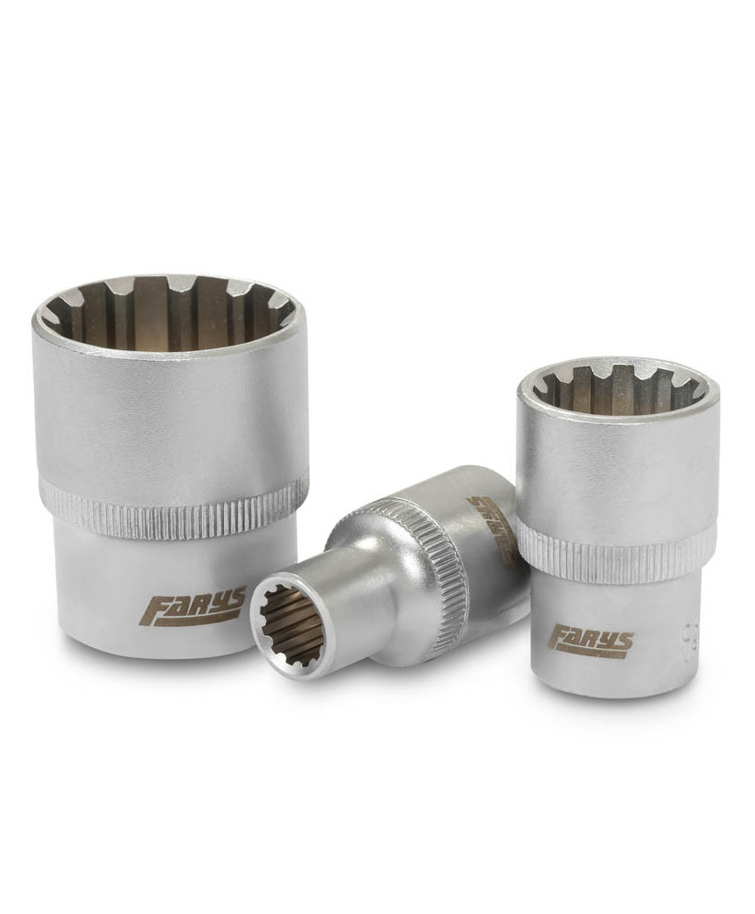 Nasadki Vario Plus 1/2" 19el. 12-kątne 8-32mm FR2066
