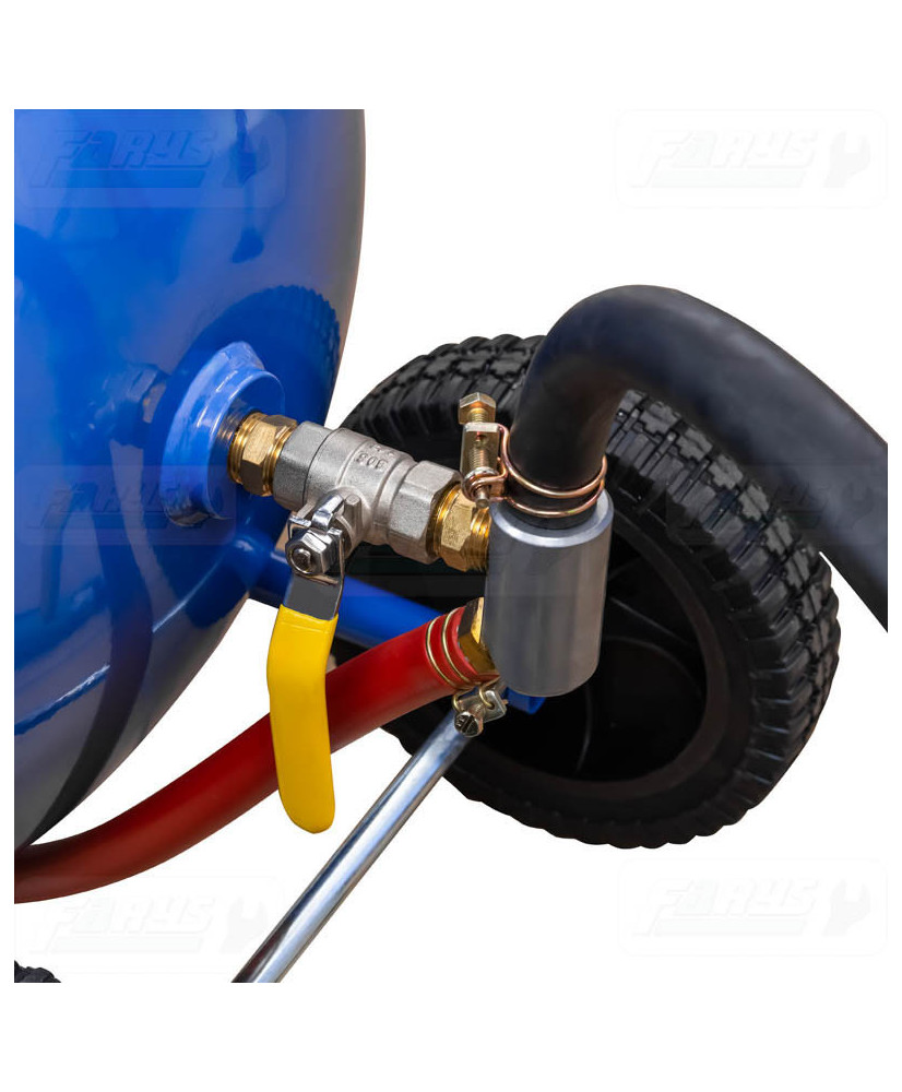 Piaskarka syfonowa 76l z zaworami i wężem 1/2" FR7011N OUTLET