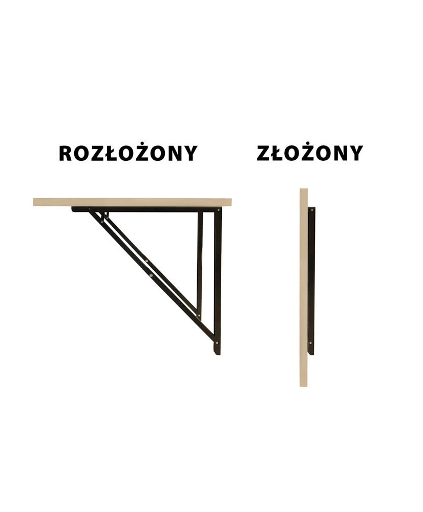 STÓŁ WARSZTATOWY GARAŻOWY ROBOCZY SKŁADANY NAŚCIENNY FR4019