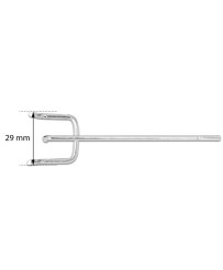 Haczyk na ściankę, tablicę, szafkę narzędziową 10 cm FR3925
