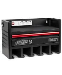 Szafka wisząca z szufladą na elektronarzędzia Milwaukee Makita z gniazdem 230V FR9271W