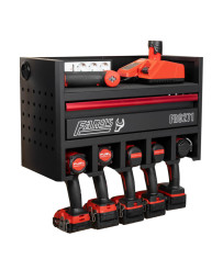 Szafka wisząca z szufladą na elektronarzędzia Milwaukee Makita z gniazdem 230V FR9271W