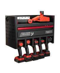 Szafka wisząca z szufladą na elektronarzędzia Milwaukee Makita z gniazdem 230V FR9271W