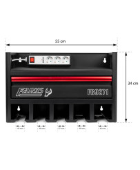 Szafka wisząca z szufladą na elektronarzędzia Milwaukee Makita z gniazdem 230V FR9271W