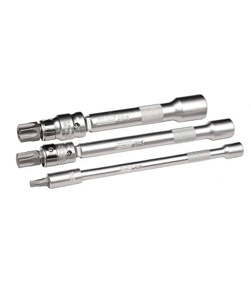 Zestaw przedłużek uchylnych długich 1/4" 3/8" 1/2"  FR2611