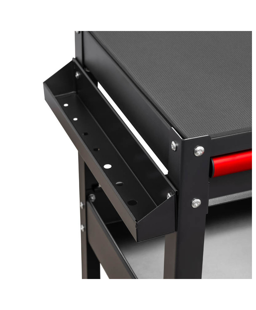 Wózek narzędziowy warsztatowy serwisowy 3 półki szuflada  FR4023 OUTLET NOWY