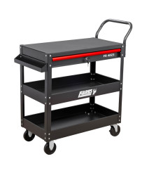 wózek warsztatowy serwisowy z trzema półkami