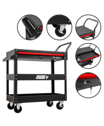 wózek warsztatowy serwisowy z trzema półkami