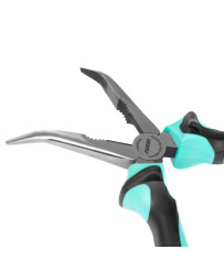 Szczypce wydłużone wygięte odgięte 200 mm FR00546