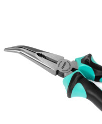 Szczypce wydłużone wygięte odgięte 200 mm FR00546