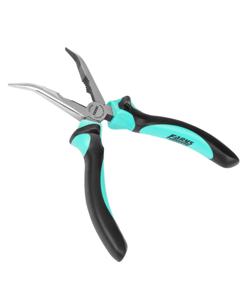 Szczypce wydłużone wygięte odgięte 200 mm FR00546