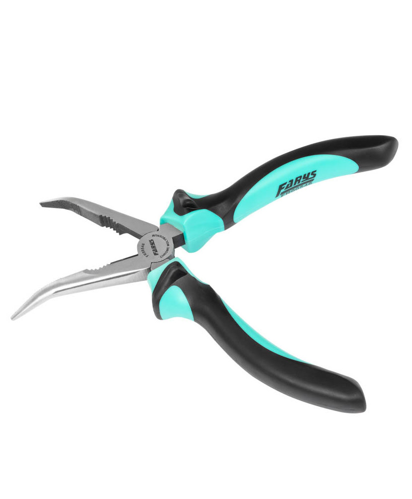 Szczypce wydłużone wygięte odgięte 200 mm FR00546