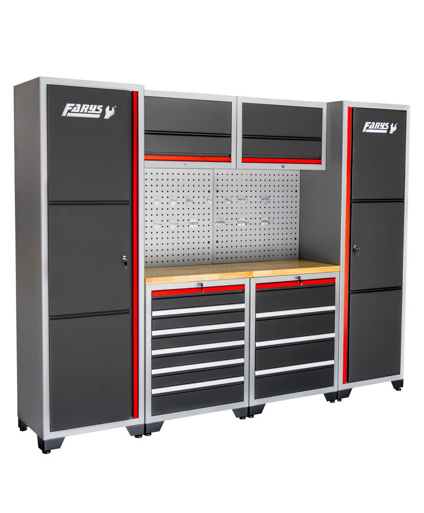 Zestaw meble warsztatowe na narzędzia regał szafka FR4070 - OUTLET