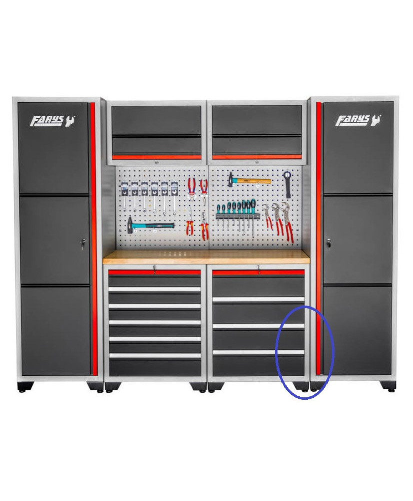 Zestaw meble warsztatowe na narzędzia regał szafka FR4070 - OUTLET
