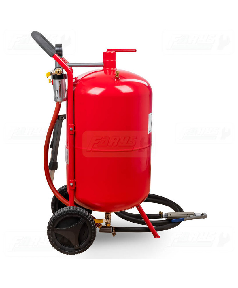 Piaskarka syfonowa 76l z zaworami i wężem 1/2" FR7011C - OUTLET