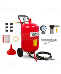 Piaskarka syfonowa 76l z zaworami i wężem 1/2" FR7011C - OUTLET