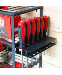 Wieszak z półka na elektronarzędzia mocny duży XXL Makita Milwaukee FR9262