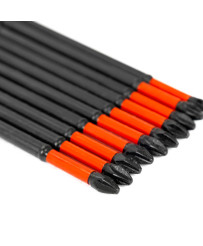 10x Bity WKRĘTARKI MAGNETYCZNE PH2 150 mm Końcówki wkrętakowe Groty FR2356