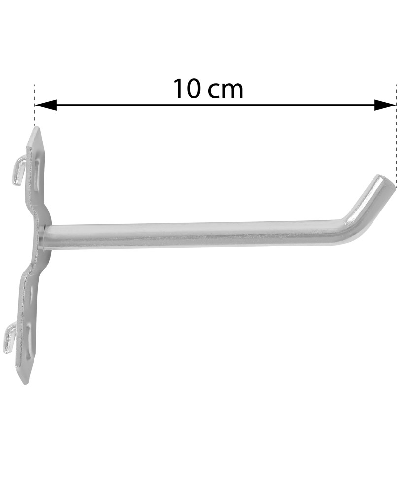 Haczyk do ścianki perforowanej 45st. długi dł 10cm FR3932