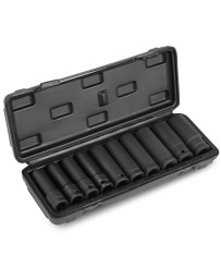 Nasadki udarowe długie 10-24 mm 10 szt. Farys FR2561