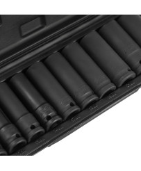 Nasadki udarowe długie 10-24 mm 10 szt. Farys FR2561
