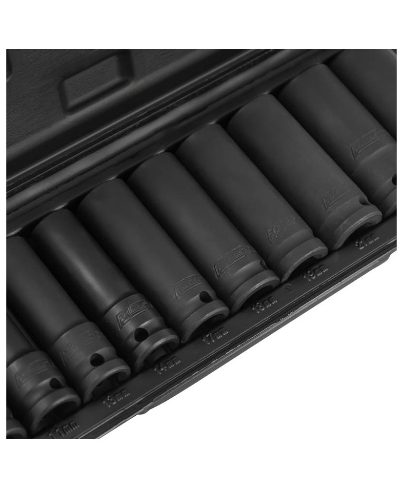 Nasadki udarowe długie 10-24 mm 10 szt. Farys FR2561