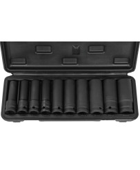 Nasadki udarowe długie 10-24 mm 10 szt. Farys FR2561