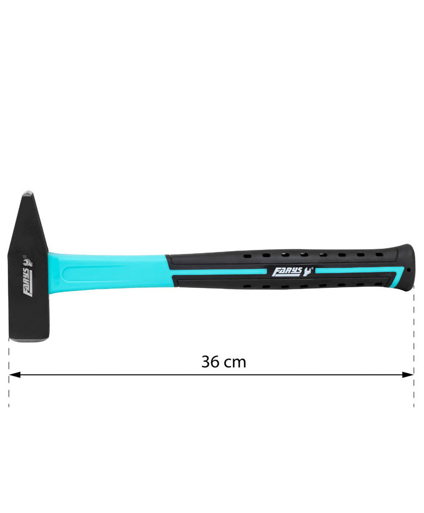 Zestaw młotków ślusarskich z włókna szklanego młotki 300g, 500g, 800g - FR9782, FR9784, FR9786