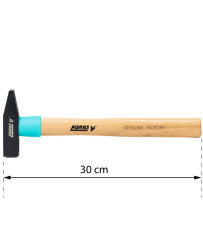 Zestaw młotków ślusarskich z drewnianym trzonkiem młotki 300g, 500g, 800g - FR9762, FR9764, FR9766