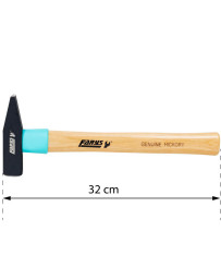 Zestaw młotków ślusarskich z drewnianym trzonkiem młotki 300g, 500g, 800g - FR9762, FR9764, FR9766