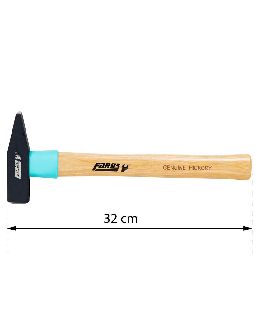 Zestaw młotków ślusarskich z drewnianym trzonkiem młotki 300g, 500g, 800g - FR9762, FR9764, FR9766