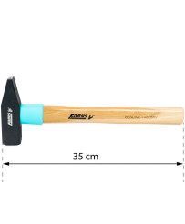 Zestaw młotków ślusarskich z drewnianym trzonkiem młotki 300g, 500g, 800g - FR9762, FR9764, FR9766