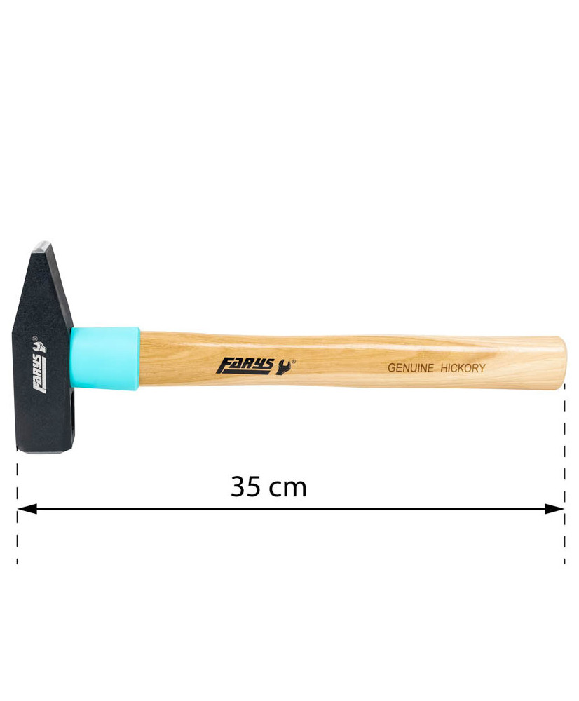 Zestaw młotków ślusarskich z drewnianym trzonkiem młotki 300g, 500g, 800g - FR9762, FR9764, FR9766
