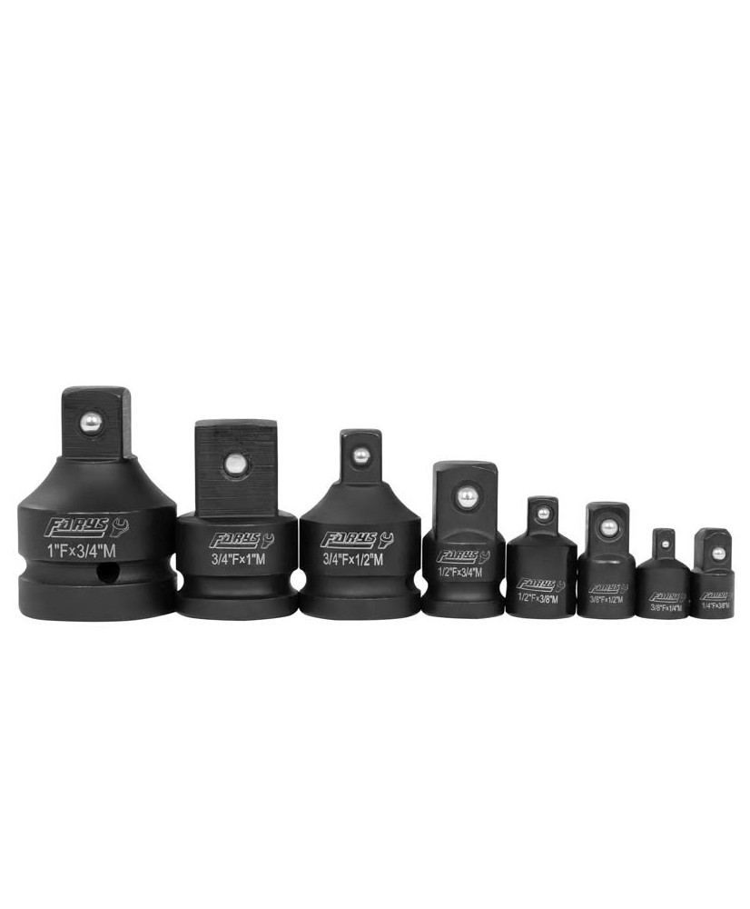 Zestaw redukcje udarowe 1/4,1/2, 3/4, 3/8,1cal 8el FR2345