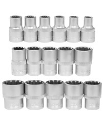 Nasadki Vario 1/2" 8 - 24 mm calowe/metryczne FR2067