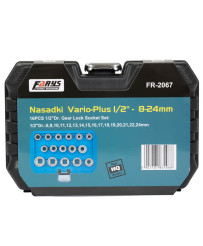 Nasadki Vario 1/2" 8 - 24 mm calowe/metryczne FR2067