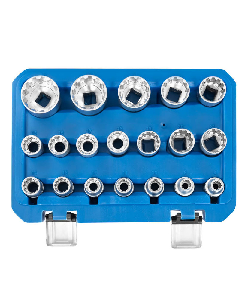 Zestaw nasadek spline nasadki VARIO PLUS 8-32mm 1/2' 19szt FR2066N
