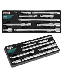 Przedłużki uchylne zestaw 1/2" 3/8" 1/4" 9el. FR2555