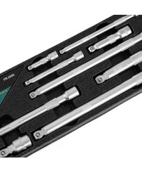 Przedłużki uchylne zestaw 1/2" 3/8" 1/4" 9el. FR2555