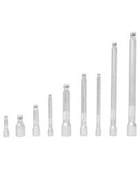 Przedłużki uchylne zestaw 1/2" 3/8" 1/4" 9el. FR2555