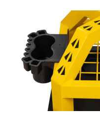 Stołek taboret warsztatowy masywny siedzisko na kółkach obrotowy FR9228