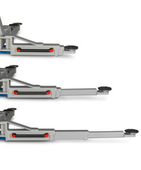 Podnośnik dwukolumnowy automat 4t FR5071P + olej + smary +kotwy