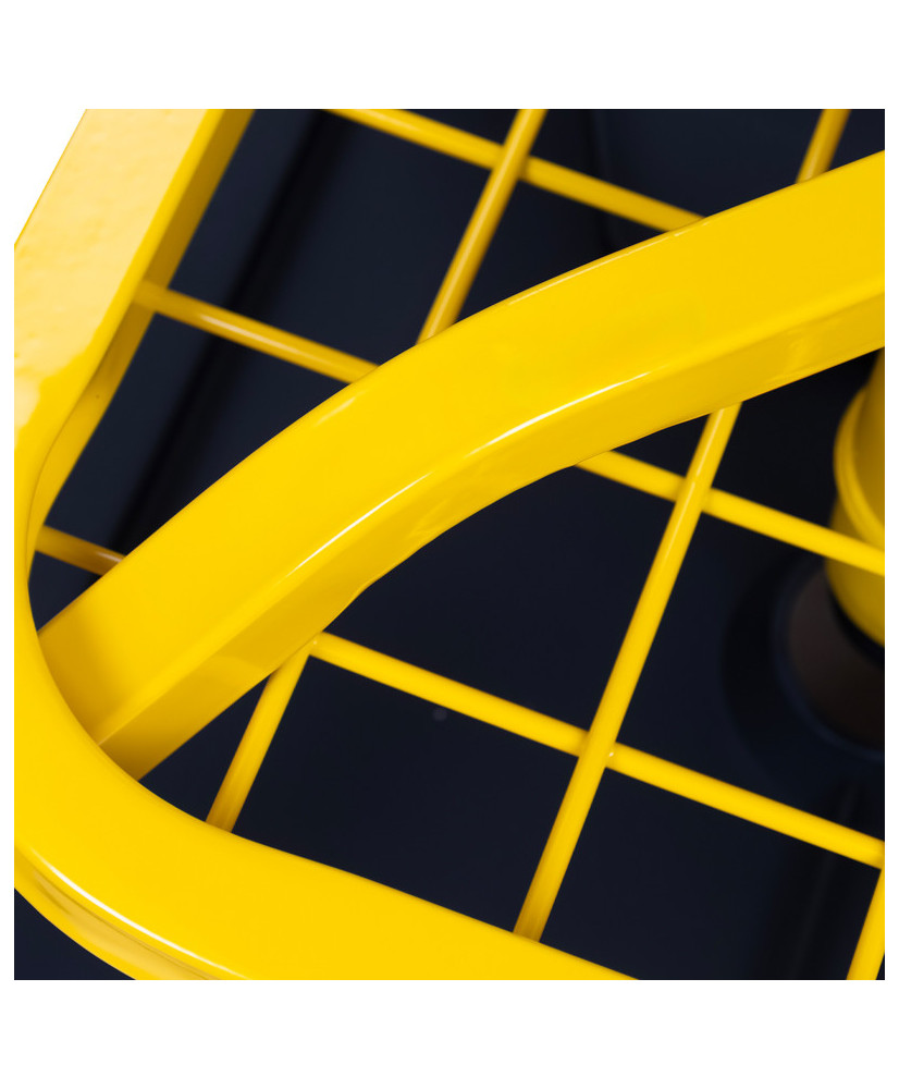 Stołek taboret warsztatowy siedzisko obrotowe na kołach z hamulcem FR9227