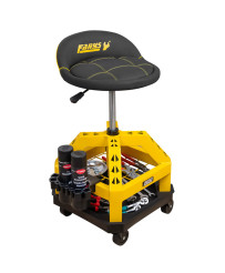 Stołek warsztatowy masywny siedzisko na kółkach obrotowy FR9228