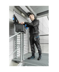 TREBEL Spodnie dresowe robocze z kieszeniami czarne L (52) HT5K902-L