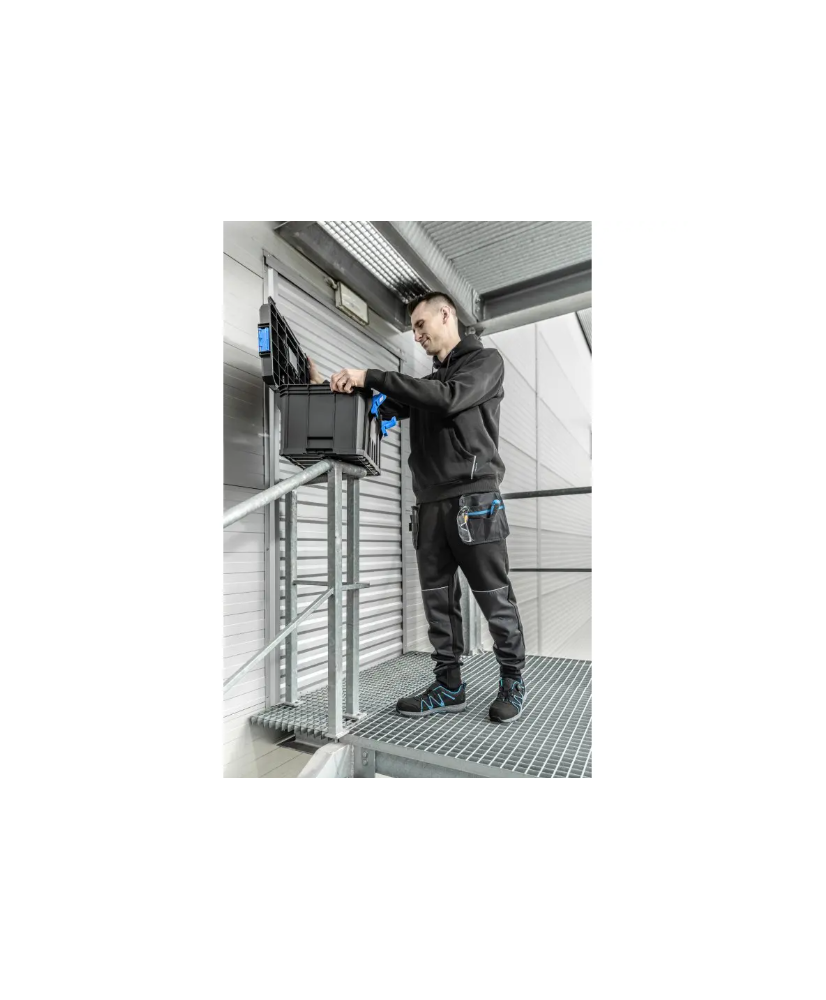 TREBEL Spodnie dresowe robocze z kieszeniami czarne L (52) HT5K902-L