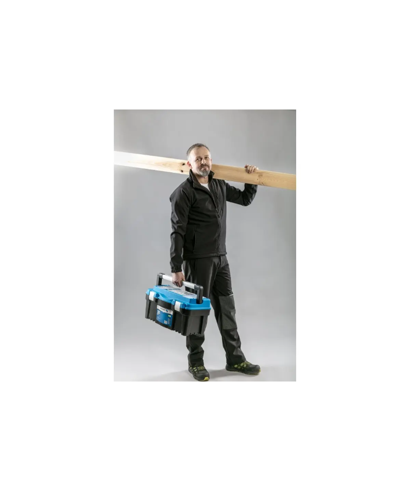 ELDE Spodnie Robocze Ochronne Softshell CzarneL (52) HT5K357-L