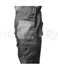Spodnie robocze ochronne z szelkami Hogert 2XL (58) HT5K270-2XL-SLIM