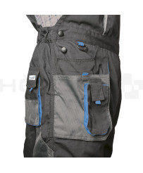 Spodnie robocze ochronne z szelkami Hogert 2XL (58) HT5K270-2XL-SLIM
