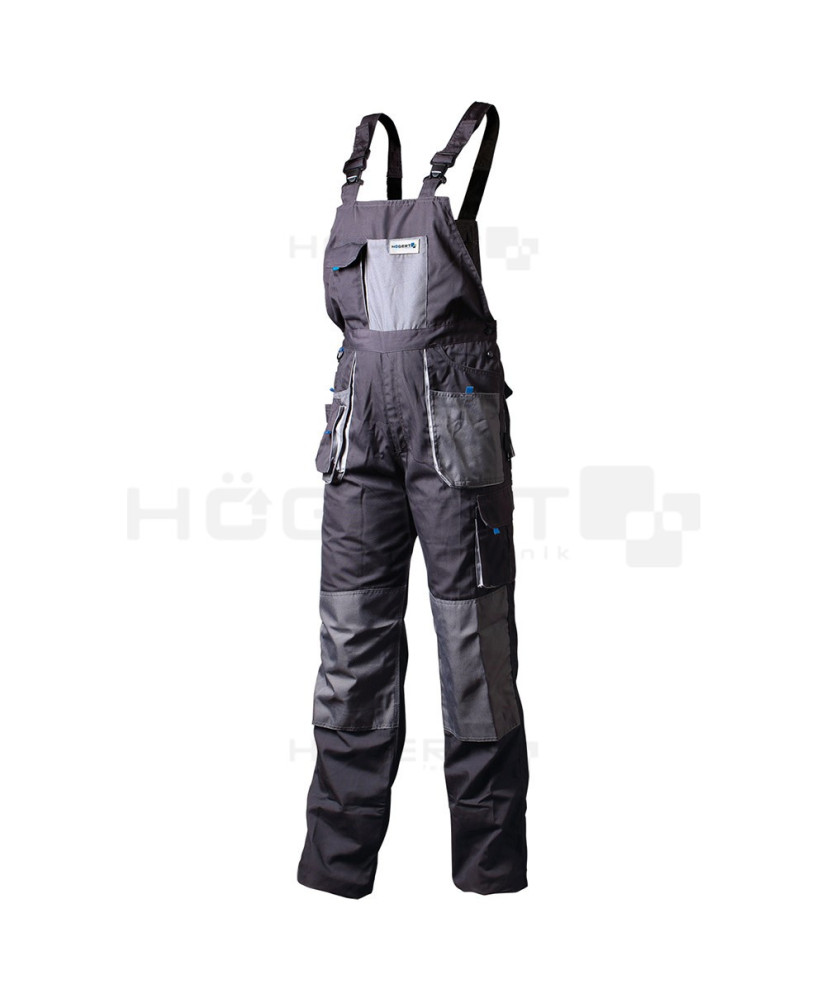 Spodnie robocze ochronne z szelkami Hogert 2XL (58) HT5K270-2XL-SLIM Spodnie robocze ochronne z szelkami Hogert 2XL (58) HT5K270-2XL-SLIM